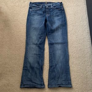 Women’s 7 for all mankind bootcut jeans size 27